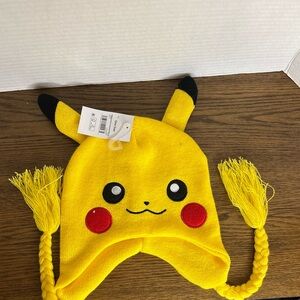 Pokemon Pikachu Knit Character Beanie Hat kids
